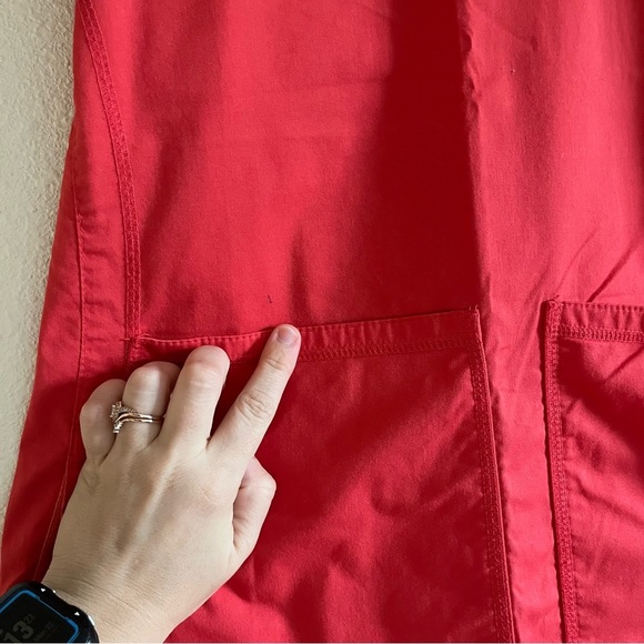 Women's Red Antidote Scrubs Scrub Top Size Medium - Picture 5 of 8